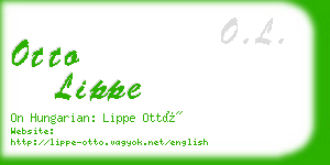 otto lippe business card